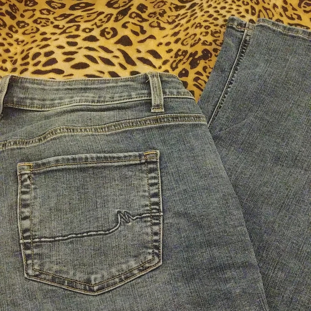 Maurices high rise curvy medium wash jeans Size 14 short.
